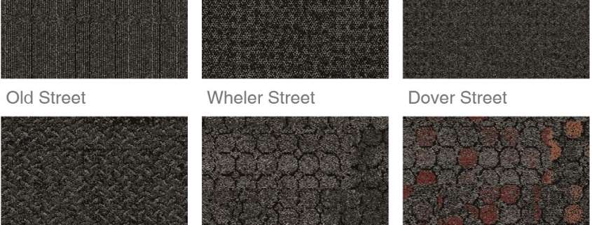 NY+LON streets Interface tapijt