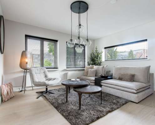 Moderne vloer in huurappartement